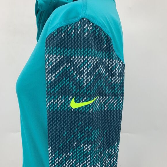 Nike Pro Hyperwarm Nordic Sweatshirt Women M Medium Half Zip Pullover Dri Fit - Picture 5 of 12